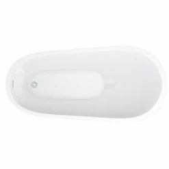 Toreno 1520 Small Modern Slipper Free Standing Bath 11 Toreno 1520 Small Modern Slipper Free Standing Bath -Toren Furniture Shop BFRE018 detail2 460