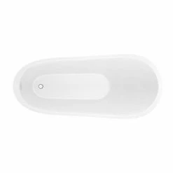 Toreno 1665 Modern Slipper Free Standing Bath -Toren Furniture Shop BFRE019 d5 460