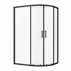 Toreno Matt Black 1200 X 900mm Offset Quadrant Shower Enclosure 7 Toreno Matt Black 1200 X 900mm Offset Quadrant Shower Enclosure -Toren Furniture Shop BLK129Q2D d4 460