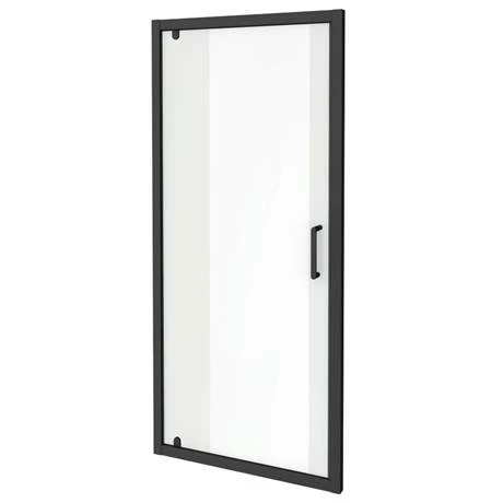 Toreno Matt Black 760 X 1850 Pivot Shower Door 3 Toreno Matt Black 760 X 1850 Pivot Shower Door - Image 3