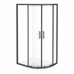 Toreno Matt Black 900 X 760mm Offset Quadrant Shower Enclosure 6 Toreno Matt Black 900 X 760mm Offset Quadrant Shower Enclosure -Toren Furniture Shop BLK976Q2D d4 460