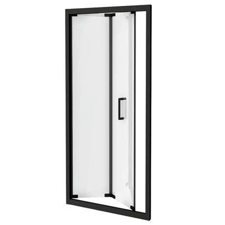 Toreno Matt Black 900 X 1850 Bi-Fold Shower Door 3 Toreno Matt Black 900 X 1850 Bi-Fold Shower Door - Image 3