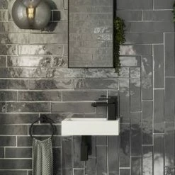 Toreno Modern Black Basin Mono Mixer Tap -Toren Furniture Shop BLT7132 detail4 460