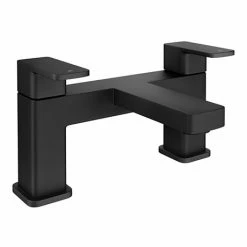 Toreno Modern Black Bath Filler Tap - BPT7135