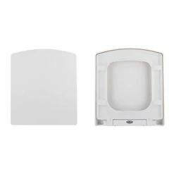 Toreno Gloss White WC Unit With Cistern + Slimline Soft Close Seat W500 X D200mm 6 Toreno Gloss White WC Unit With Cistern + Slimline Soft Close Seat W500 X D200mm -Toren Furniture Shop CUBO BTW d1 460