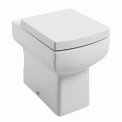 Toreno Gloss White WC Unit With Cistern + Slimline Soft Close Seat W500 X D200mm 7 Toreno Gloss White WC Unit With Cistern + Slimline Soft Close Seat W500 X D200mm -Toren Furniture Shop CUBO BTW l 460