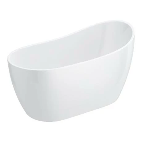 Toreno 1370 Small Modern Slipper Free Standing Bath 2 Toreno 1370 Small Modern Slipper Free Standing Bath - Image 2