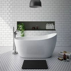Toren Furniture Shop 11 Toreno 1370 Small Modern Slipper Free Standing Bath