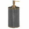 Toreno Grey Marble Brass Effect Lotion/Soap Dispenser