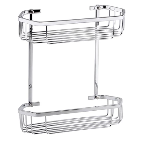 Toreno Modern 2 Tier Hexagonal Fixed Wire Basket 1 Toreno Modern 2 Tier Hexagonal Fixed Wire Basket