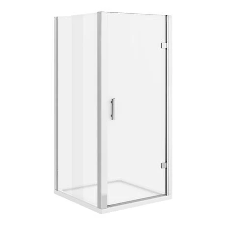 Toreno 8mm Square Hinged Door Shower Enclosure - Easy Fit 2 Toreno 8mm Square Hinged Door Shower Enclosure - Easy Fit - Image 2