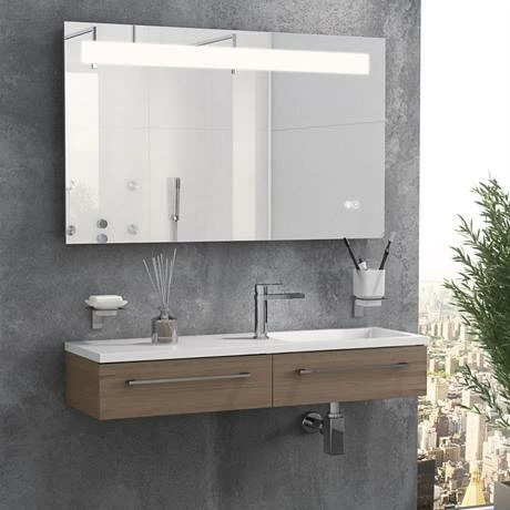 Toreno 1000 X 600mm Landscape LED Back-lit Bluetooth Mirror With Touch Sensor 3 Toreno 1000 X 600mm Landscape LED Back-lit Bluetooth Mirror With Touch Sensor - Image 3