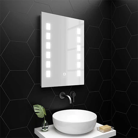 Toreno 500x700mm LED Illuminated Mirror Incl. Touch Sensor - MIR041 1 Toreno 500x700mm LED Illuminated Mirror Incl. Touch Sensor - MIR041