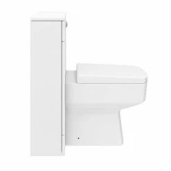 Toreno 500mm BTW Toilet Unit Inc. Cistern + Square Pan (Depth 200mm) -Toren Furniture Shop MODBTWSQ D3 460