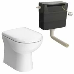 Toreno 500mm BTW Toilet Unit Incl. Cistern + Round Pan (Depth 200mm) 9 Toreno 500mm BTW Toilet Unit Incl. Cistern + Round Pan (Depth 200mm) -Toren Furniture Shop MODBTWWC d2 460
