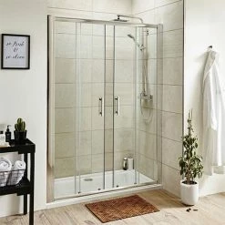 Toren Furniture Shop 69 Toreno 1400mm Double Sliding 8mm Easy Fit Shower Door
