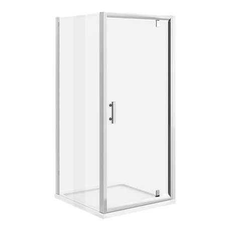 Toreno 8mm Square Pivot Door Shower Enclosure - Easy Fit 2 Toreno 8mm Square Pivot Door Shower Enclosure - Easy Fit - Image 2