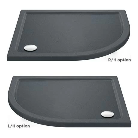 Toreno 900 X 800 Offset Quadrant Shower Enclosure Inc. Slate Effect Tray 2 Toreno 900 X 800 Offset Quadrant Shower Enclosure Inc. Slate Effect Tray - Image 2