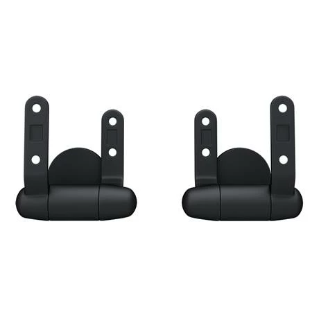 Toreno High Gloss White MDF Bottom Fixing Toilet Seat Matt Black Hinges 4 Toreno High Gloss White MDF Bottom Fixing Toilet Seat Matt Black Hinges - Image 4