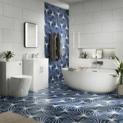 Toreno Basin Unit - 600mm Modern High Gloss White With Mid Edged Basin 9 Toreno Basin Unit - 600mm Modern High Gloss White With Mid Edged Basin -Toren Furniture Shop MVME600 d4 460