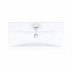 Toreno Basin Unit - 800mm Modern High Gloss White With Mid Edged Basin 13 Toreno Basin Unit - 800mm Modern High Gloss White With Mid Edged Basin -Toren Furniture Shop MVME800 D6 460