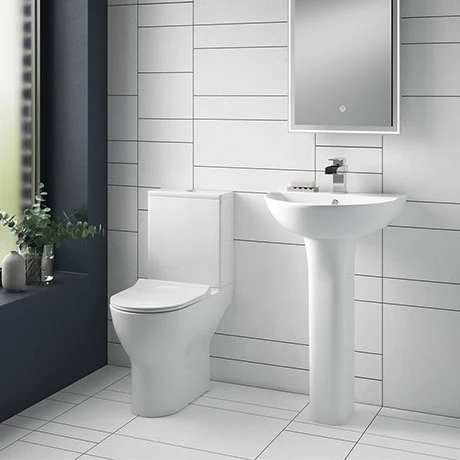 Toreno Round 4-Piece Modern Bathroom Suite 1 Toreno Round 4-Piece Modern Bathroom Suite