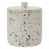 Toreno Turin Concrete Cotton Jar With Lid