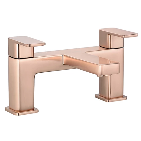 Toreno Modern Rose Gold Bath Filler Tap 1 Toreno Modern Rose Gold Bath Filler Tap