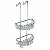 Toreno Chrome 2-Tier Hanging Shower Caddy