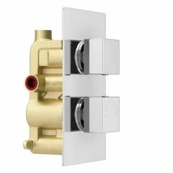 Toreno Wall Mounted Waterfall Bath Filler + Concealed Thermostatic Valve -Toren Furniture Shop TWMCTV n d5 460