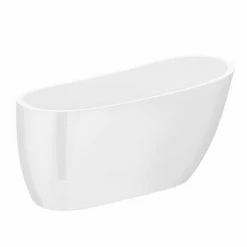 Toreno 1520 Small Modern Slipper Free Standing Bath 9 Toreno 1520 Small Modern Slipper Free Standing Bath -Toren Furniture Shop Turin Small Modern Slipper Free Standing Bath d2 460