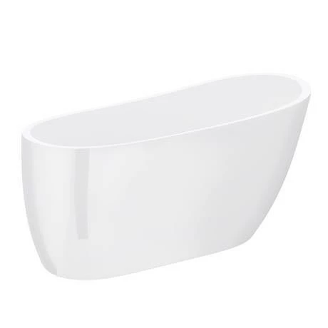 Toreno 1520 Small Modern Slipper Free Standing Bath 4 Toreno 1520 Small Modern Slipper Free Standing Bath - Image 4